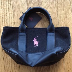 Ralph Lauren miniature pink pony bag. Never used, perfect condition.